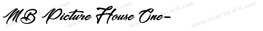 MB Picture House One字体转换